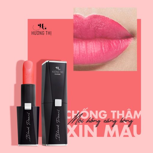 SON DƯỠNG KHÔNG PHAI TONE HỒNG - Black Pearl - Hình ảnh 2