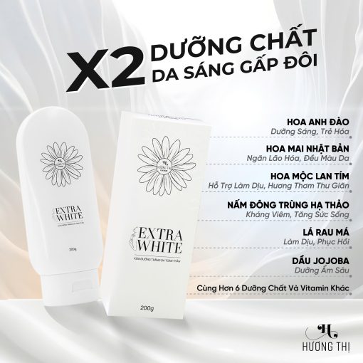 KEM DƯỠNG TRẮNG DA TOÀN THÂN - Extra White