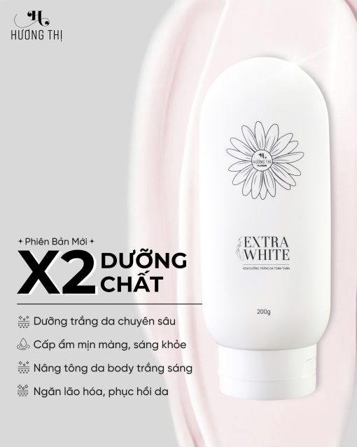 KEM DƯỠNG TRẮNG DA TOÀN THÂN - Extra White - Hình ảnh 5